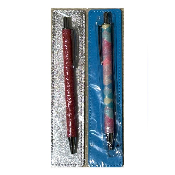 Other - NEW Pens (2) with Pen Sleeves/Pouches (2)